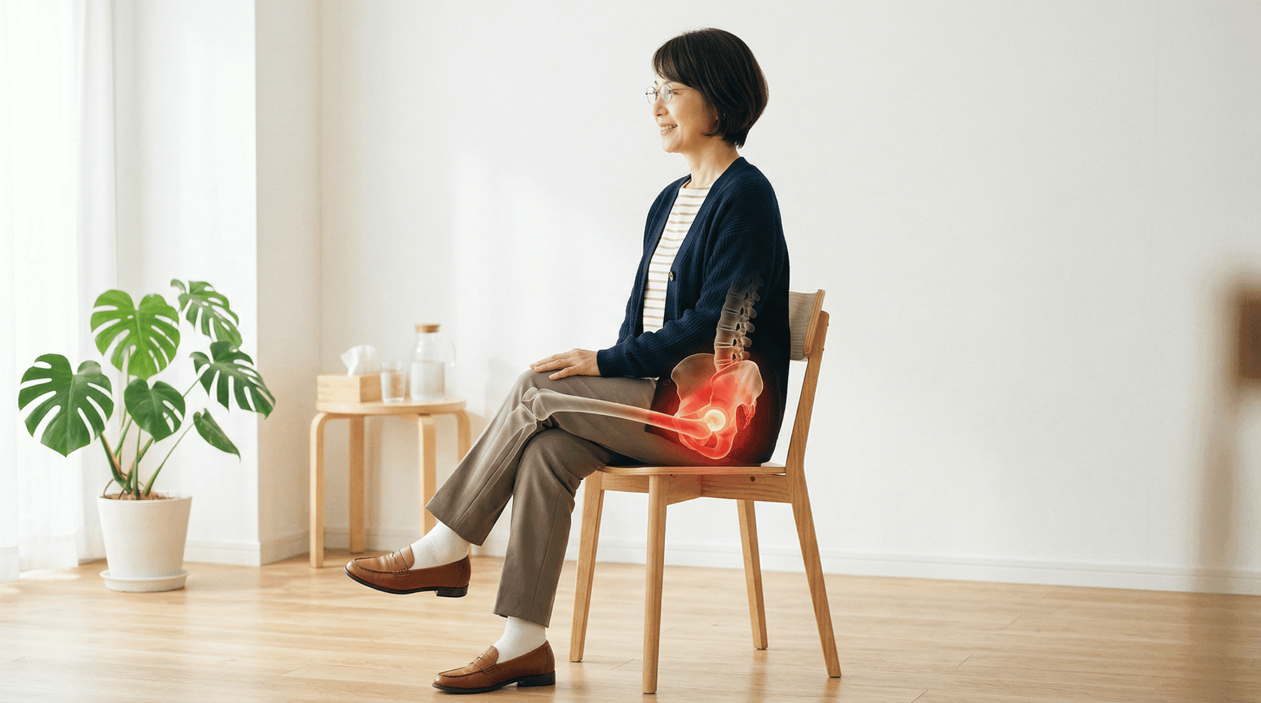 股関節痛の原因を解説するイメージ画像